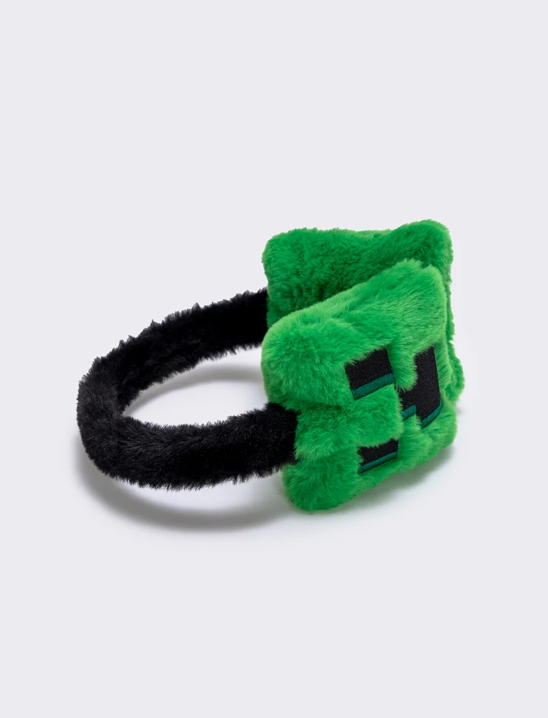 Copriorecchie quadrati Minecraft per bambini - Verde