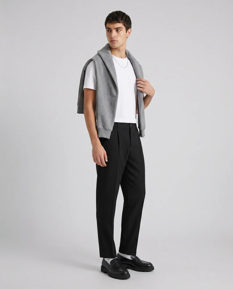 Pantaloni Chino Relaxed Easy Pant Uomo - Nero
