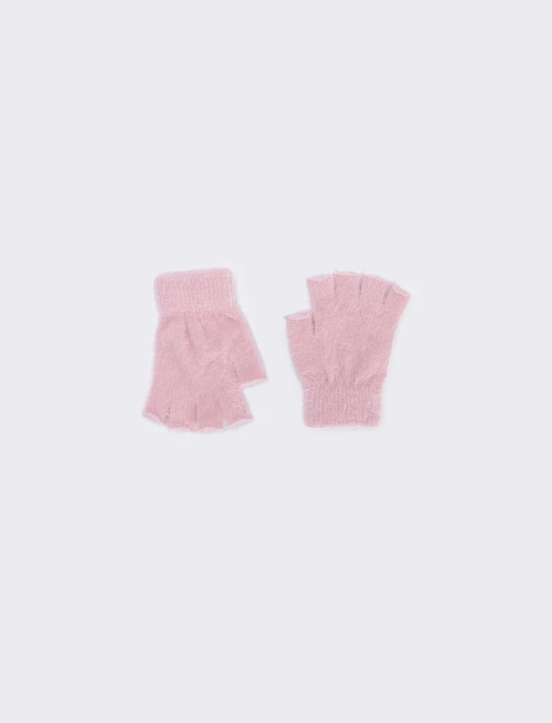 Guanti senza dito eleganti - Rosa
