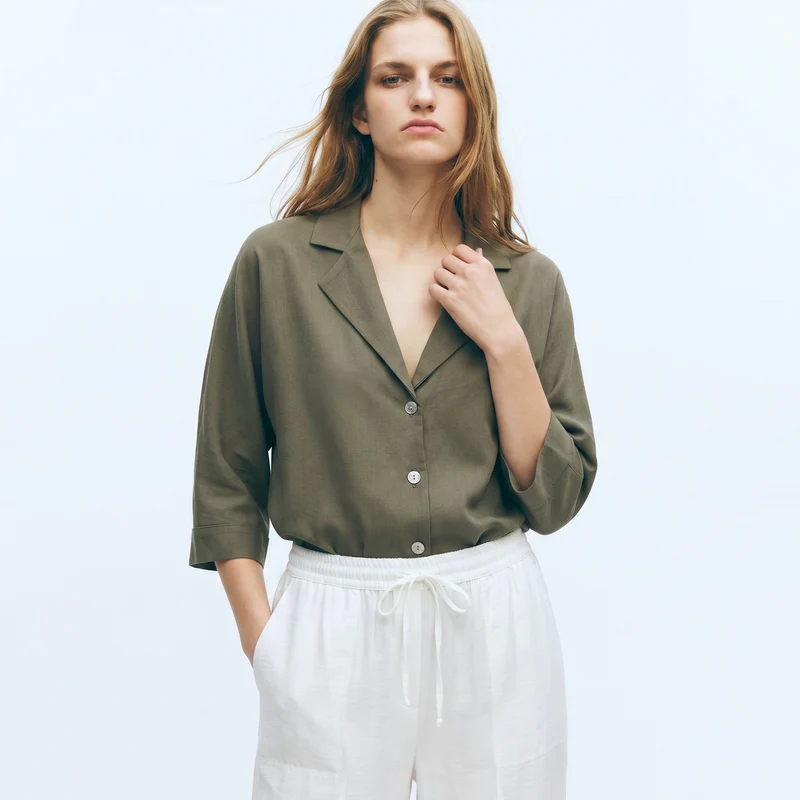 Camicia Manica Corto con Tasca - Ve.milit.