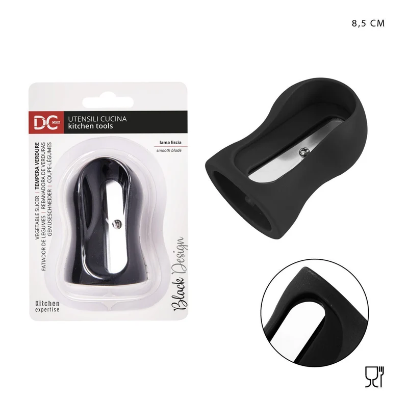DC CASA L/BLACK Tempera verdure acciaio 8,5cm