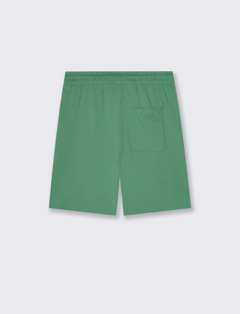 Bermuda NBA in cotone con coulisse - Verde