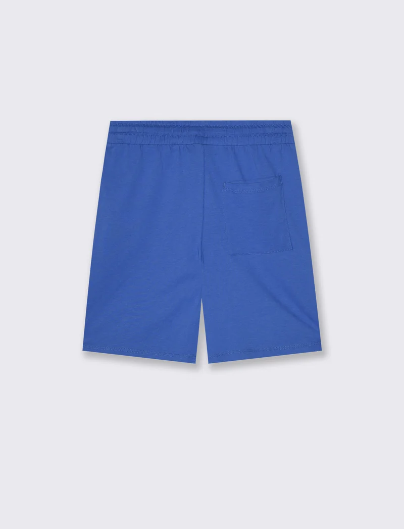 Bermuda NBA in cotone con coulisse - Blu cobalto