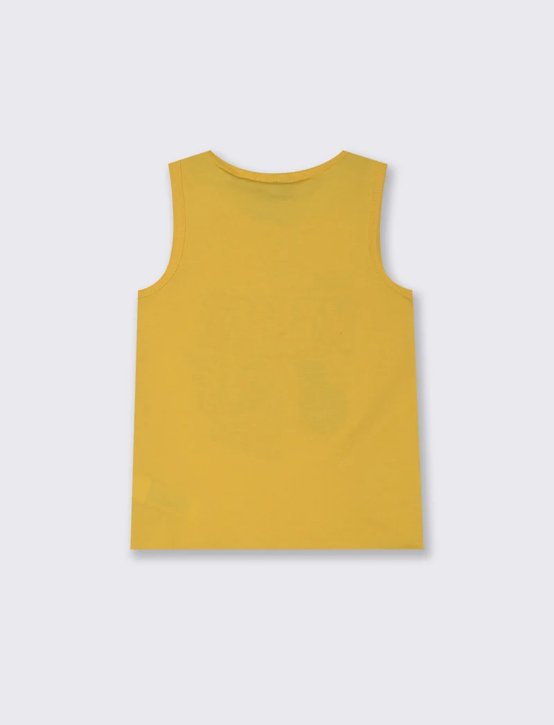 Canotta NBA in cotone trendy e versatile - Giallo