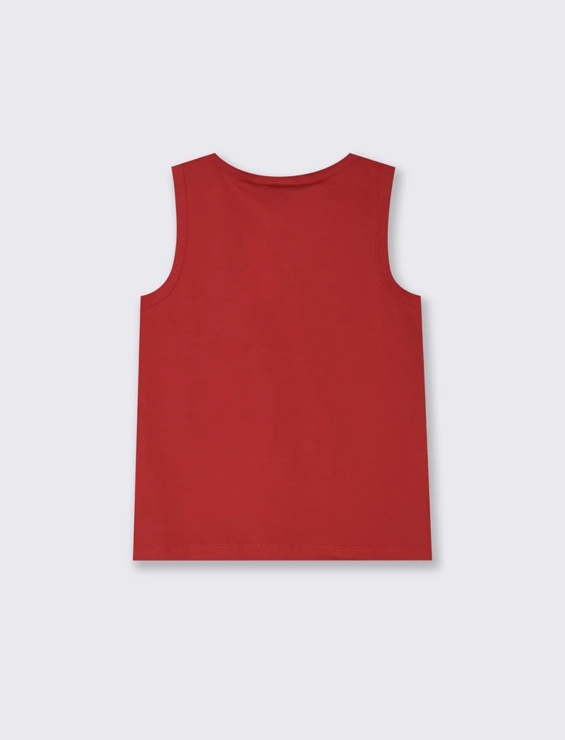 Canotta NBA in cotone trendy e versatile - Rosso
