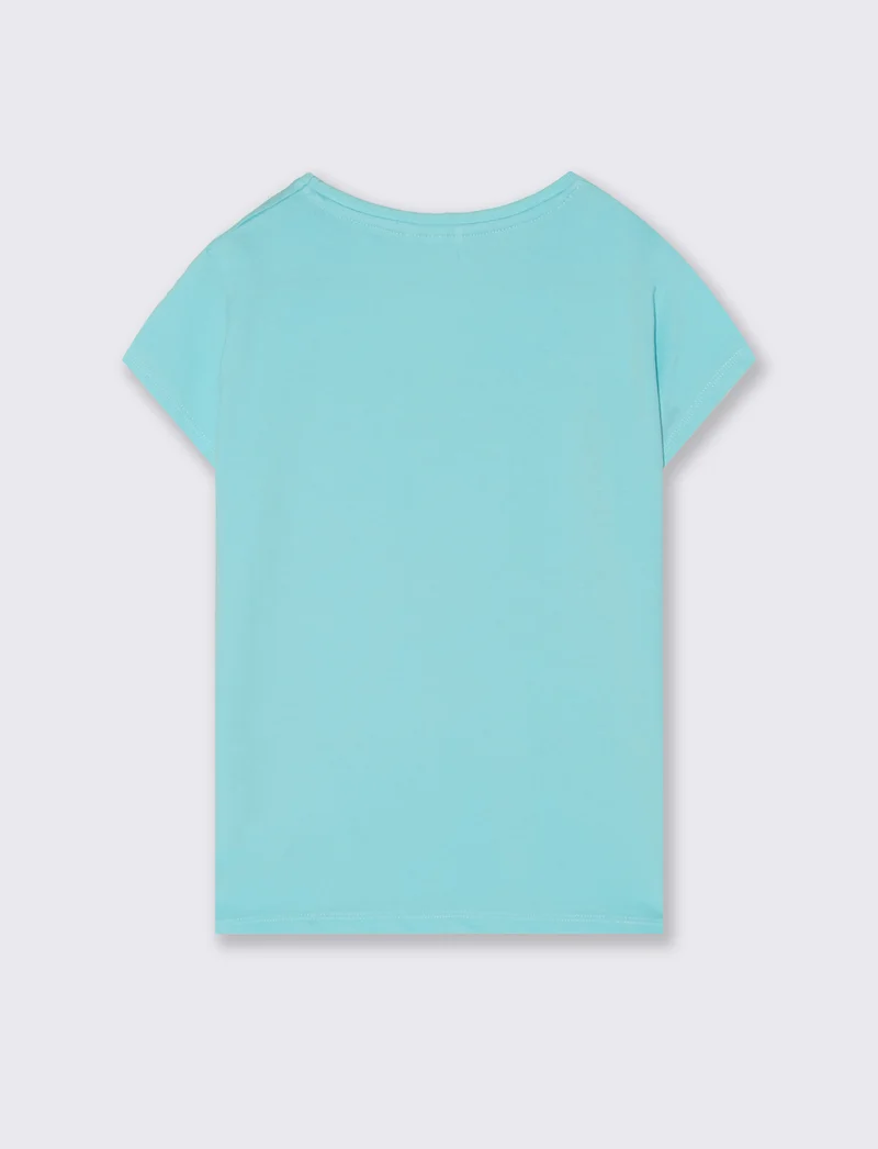 T-shirt mezza manica tema Disney Ariel - Verde acqua