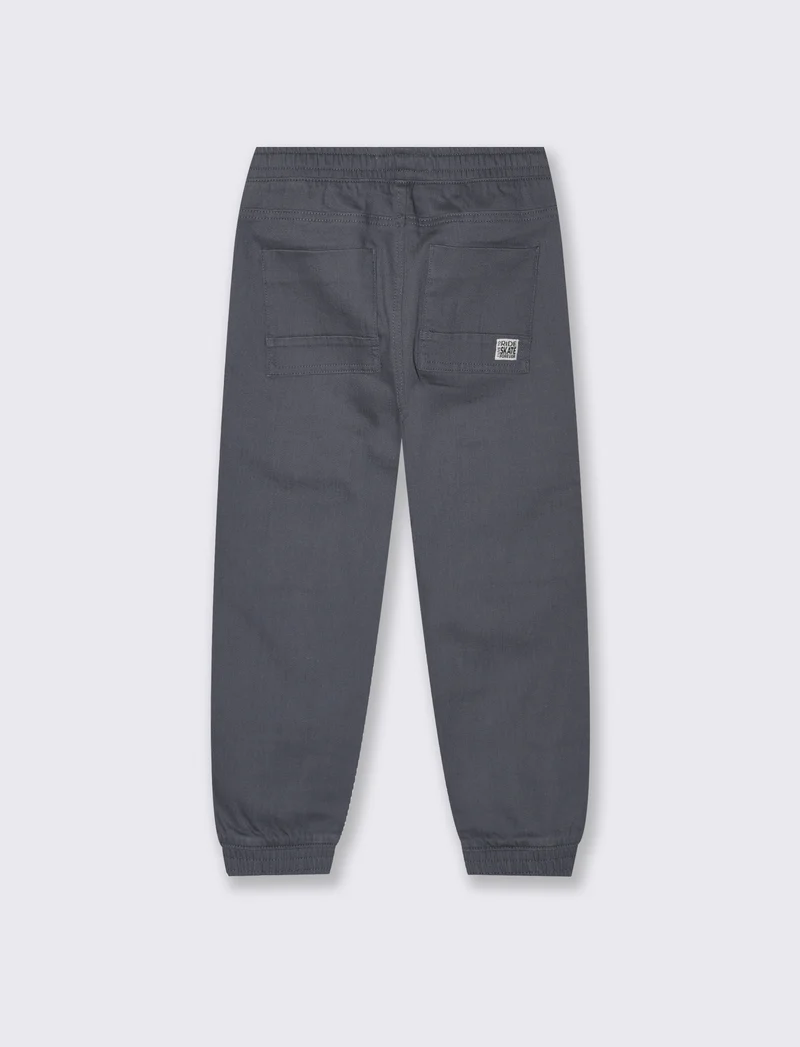 Jogging e comfort con tasconi in cotone - Grigio