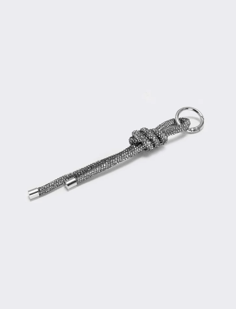 Portachiavi con nodo strass - canna di fucile