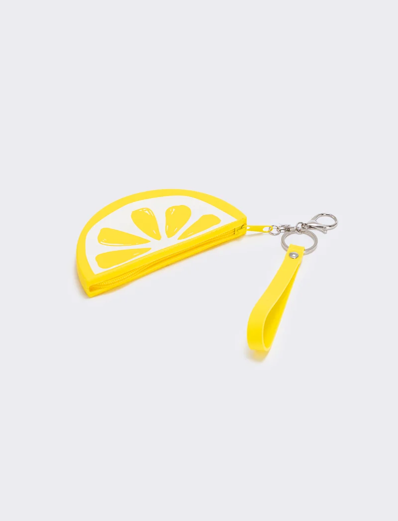 Portamonete gelato per bambina soft ice - Giallo
