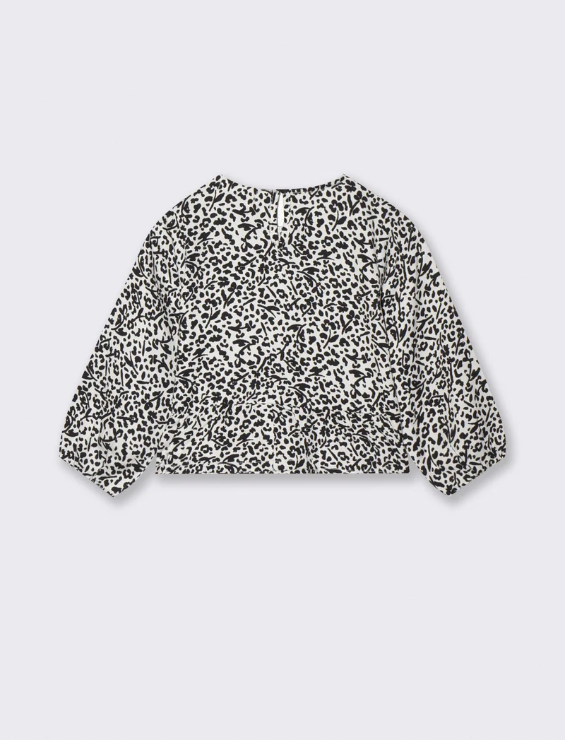 Camicia fantasia con fiocchi e volant - Fantasia
