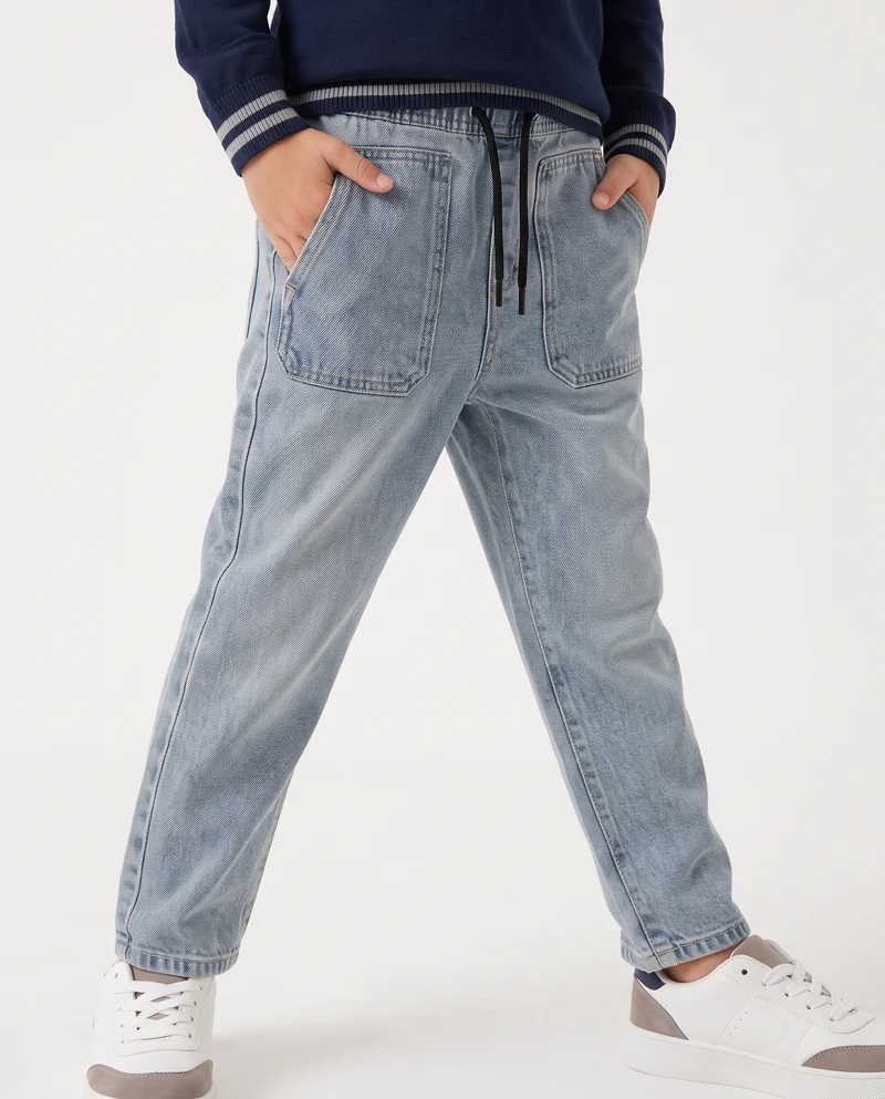 Jeans jogger comodi e alla moda - Denim