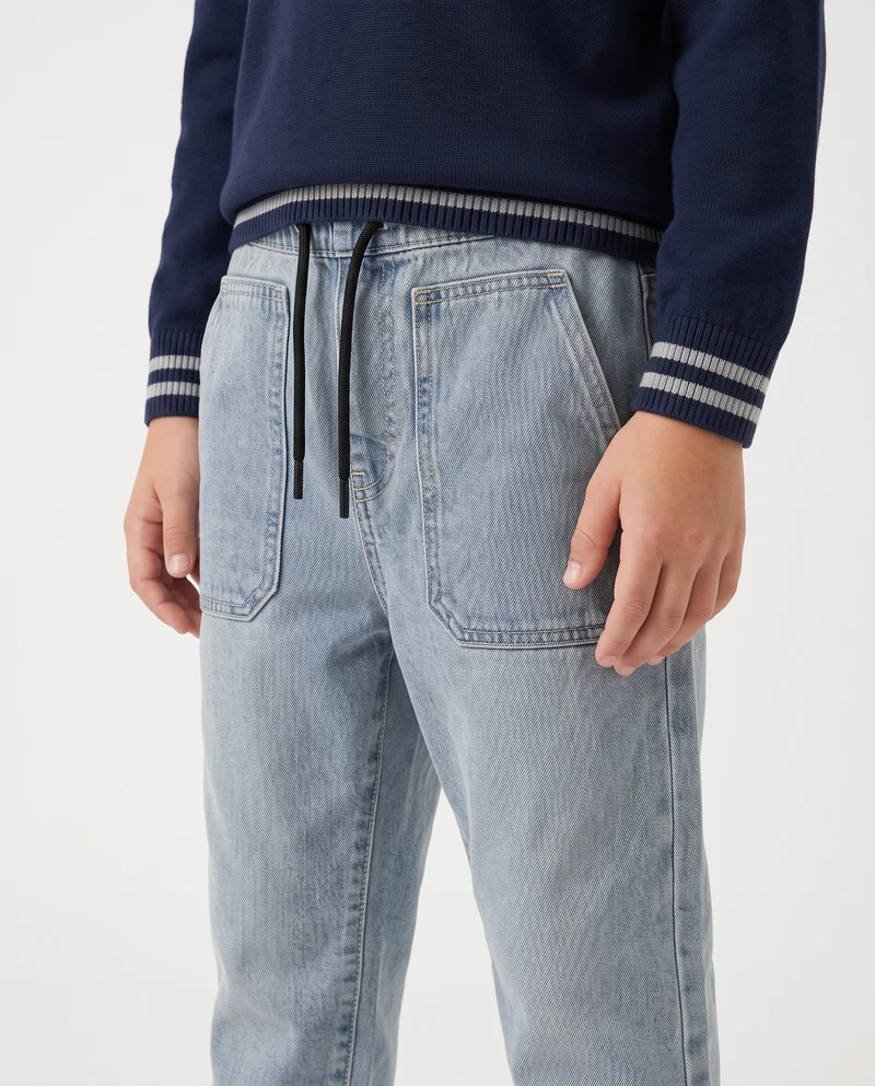 Jeans jogger comodi e alla moda - Denim