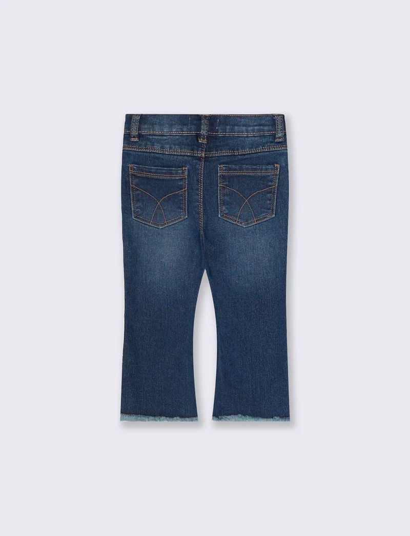 Jeans a Zampa per uno Stile Trendy - DENIM SCURO