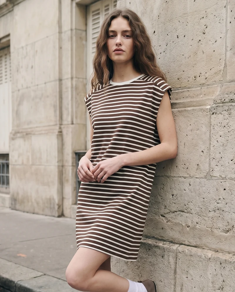 Abito T-Shirt con Vestibilità Morbida - var 2