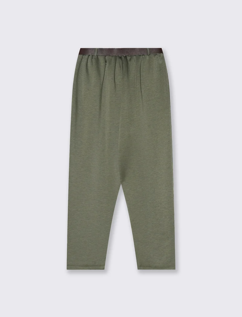 Pantalone in maglia con cintura elegante - Ve.milit.
