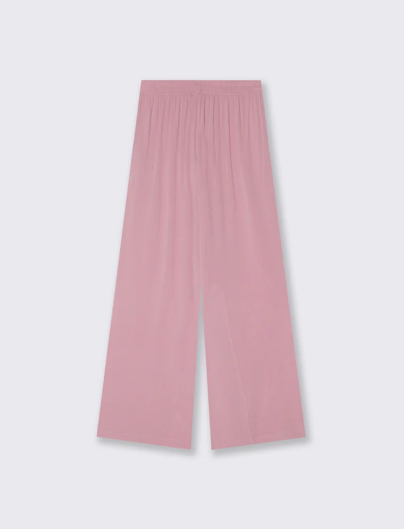 Pantalone con Elastico Dietro - Rosa