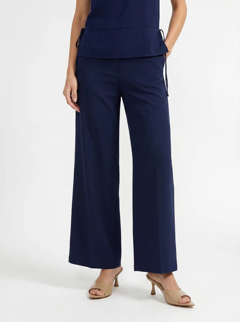 Pantalone con Elastico Dietro - Blu