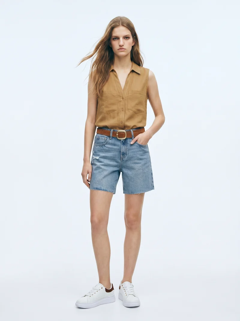Cargo con Tasche: Stile e Comfort - Mostarda