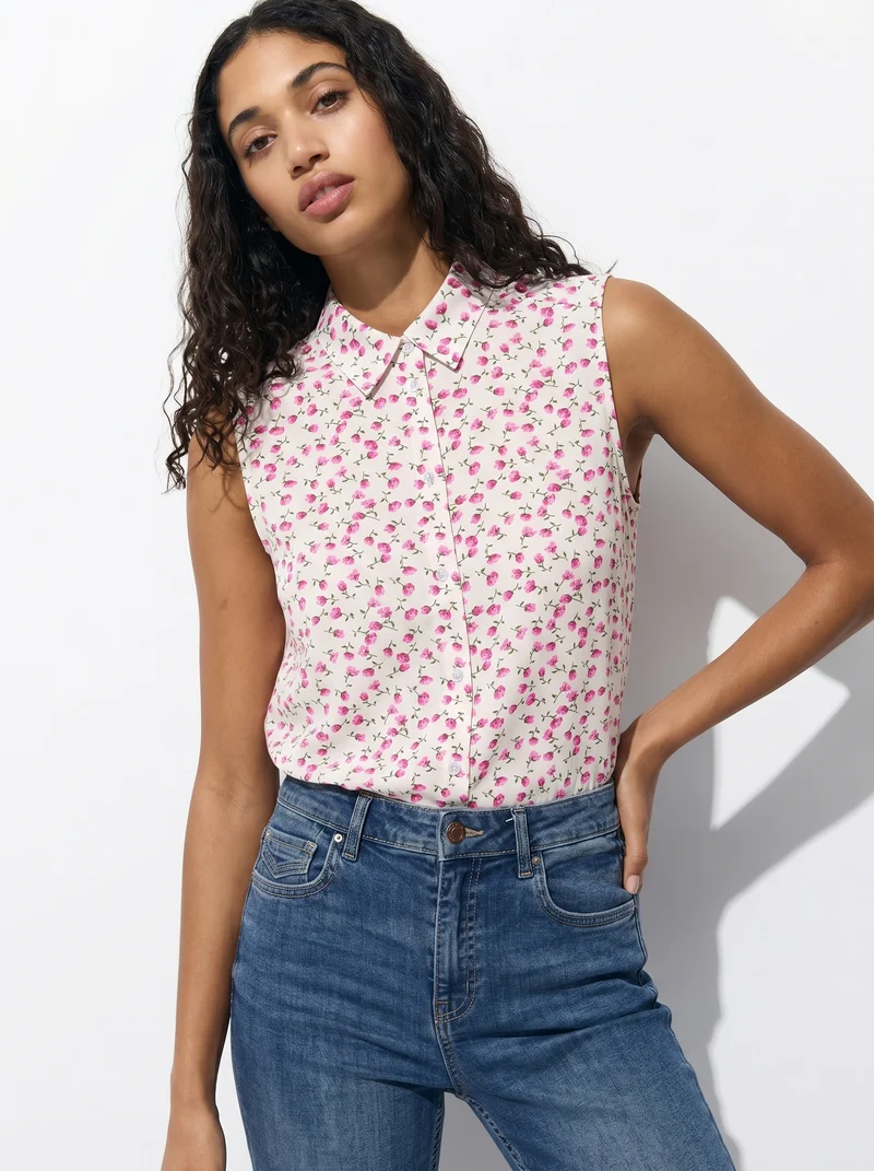 Camicia Giromanica con Stampa - var 2