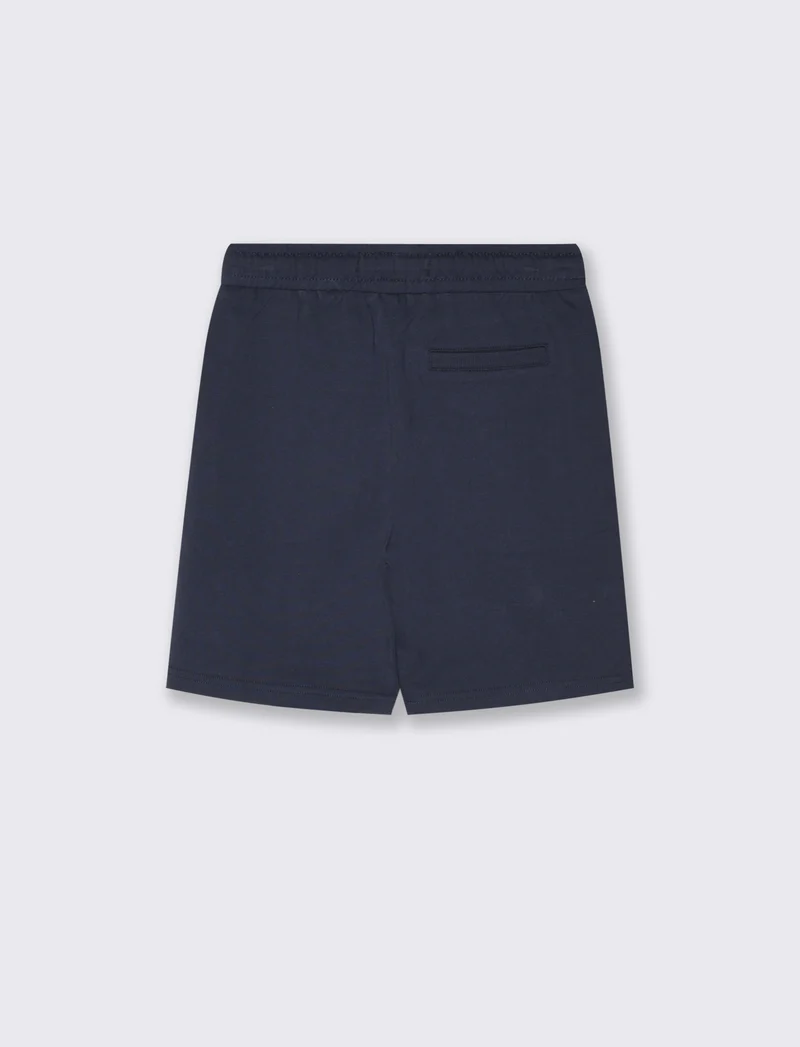 Bermuda in felpa 100% cotone per tutti - Blu