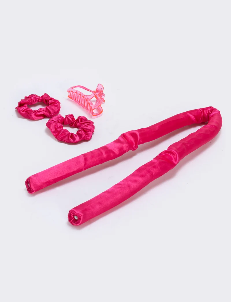 Bigodone con pinza ed elastici - Fuxia