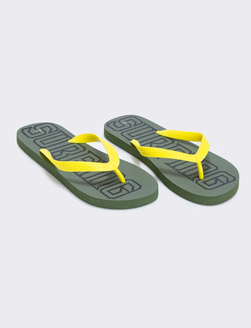 Infradito surfing da uomo in pvc - Verde
