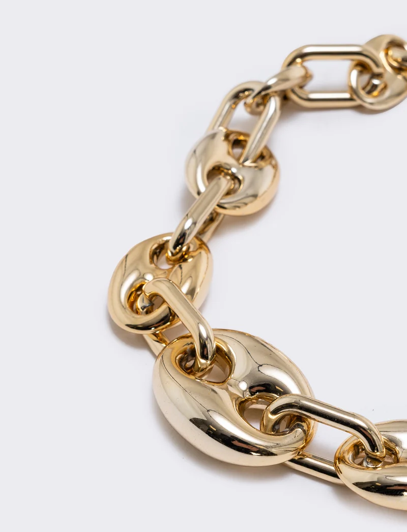Collana doppia catena - Oro