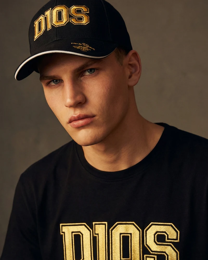 Cappello D1OS Uomo Elegante e Versatile - Nero giallo