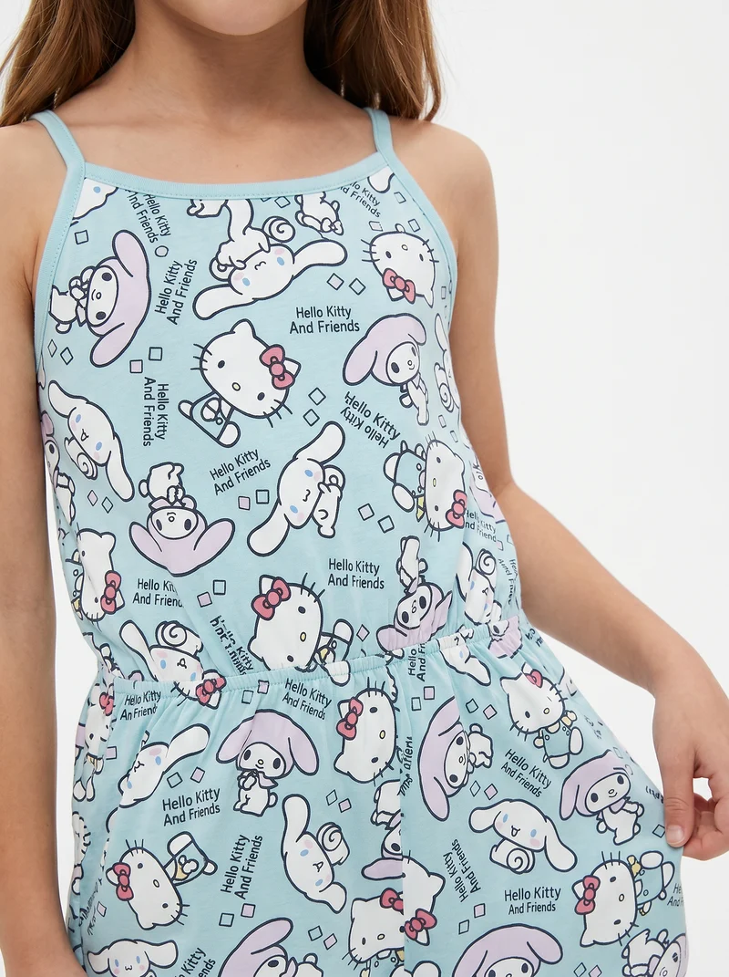 Salopette Hello Kitty con rouches estive - Fantasia