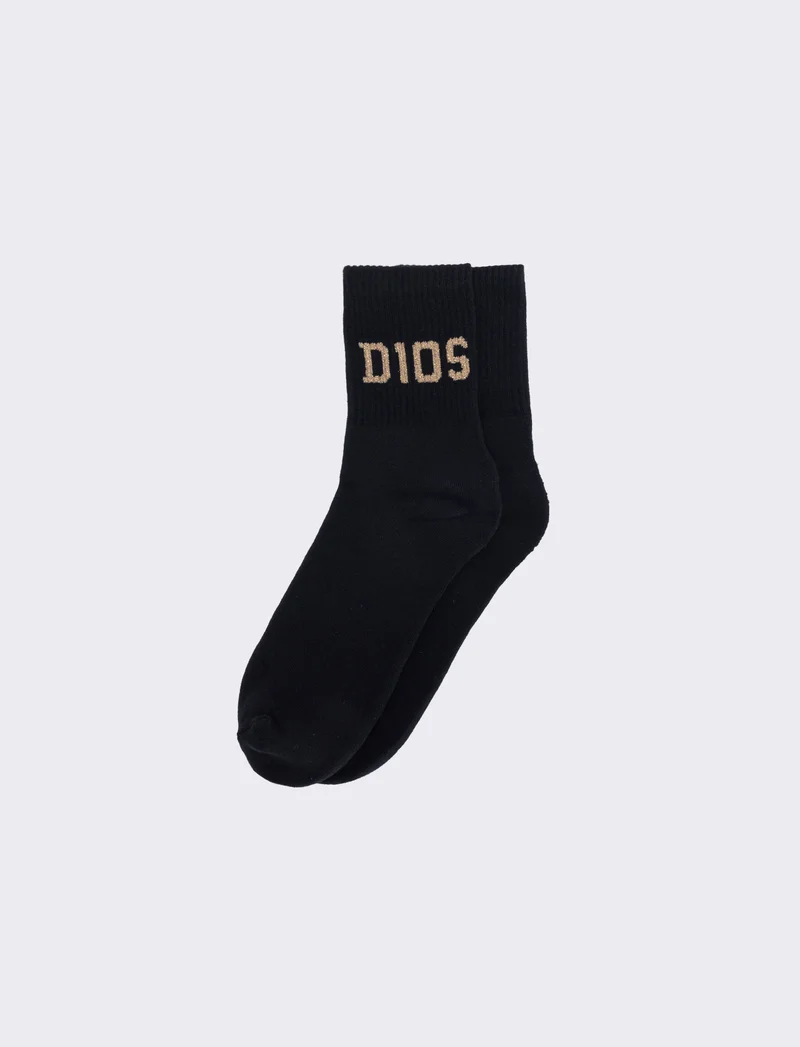 Calzini uomo tennis D10's per ogni match - Nero giallo