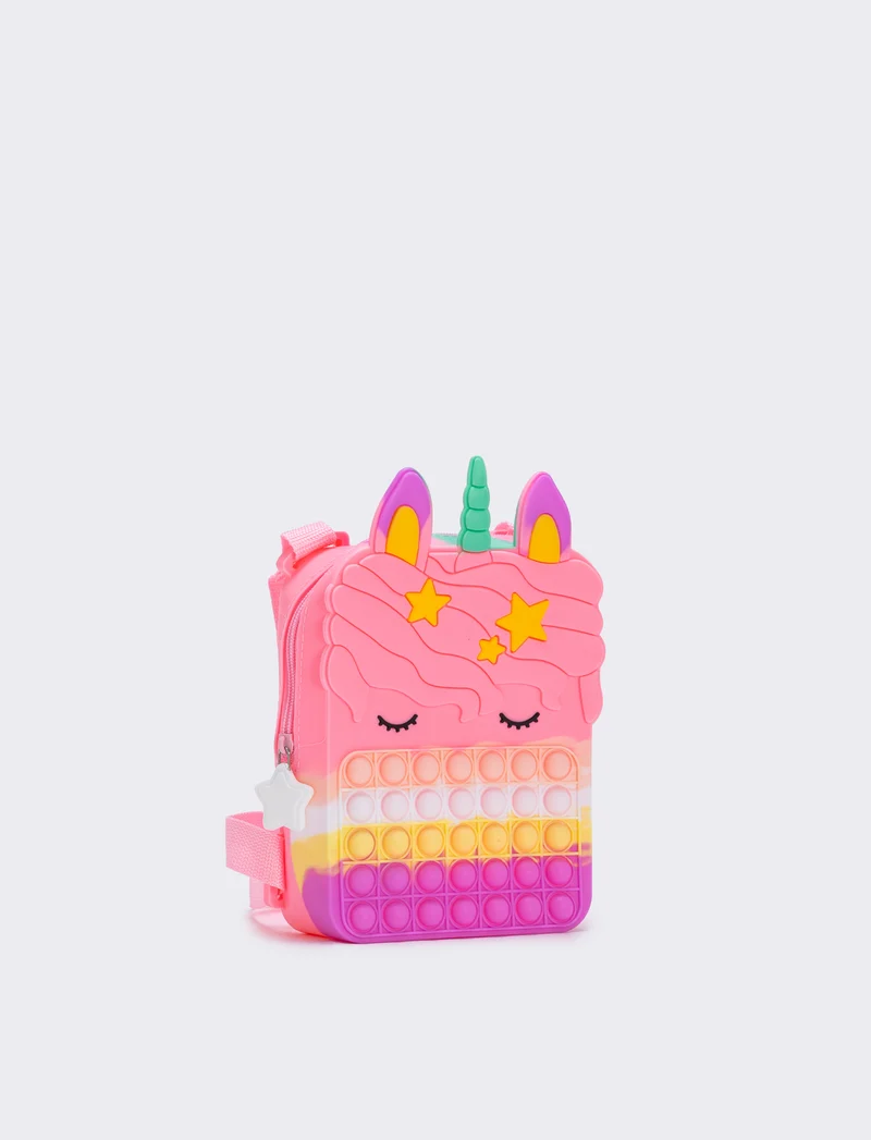 Zaino pop it unicorno - Rosa