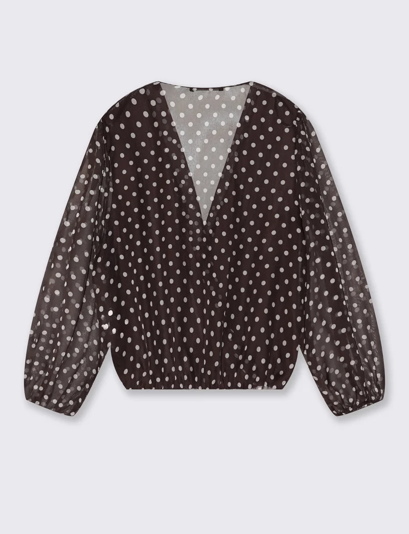 Casacca Leggera Incrociata - Moro