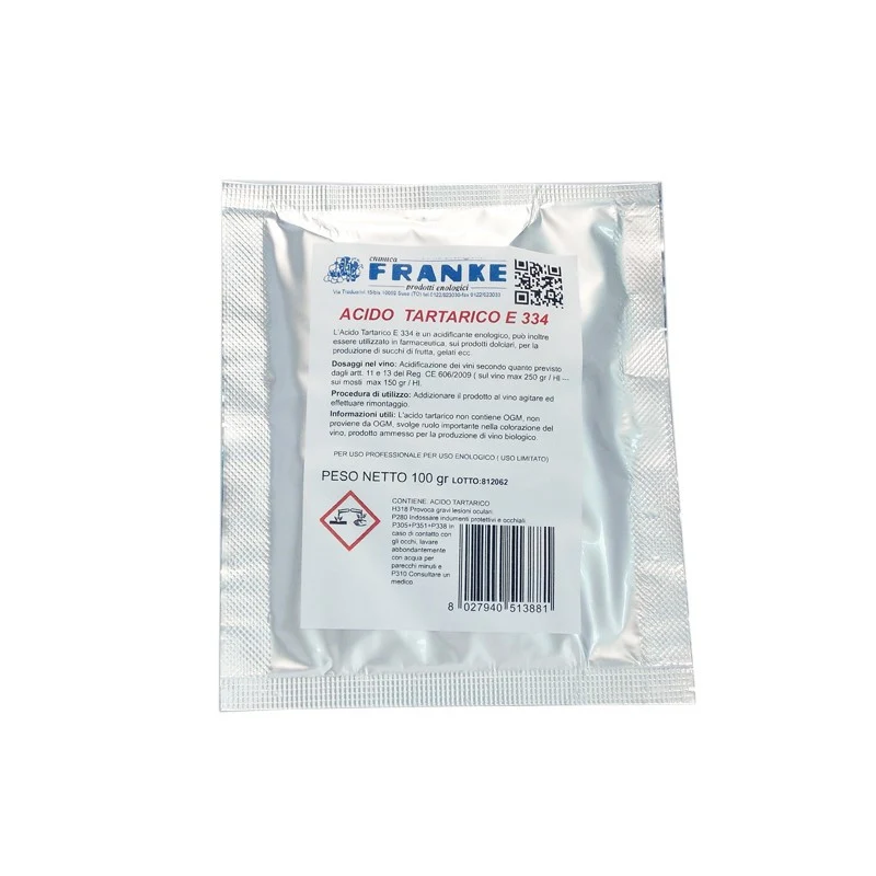 ACIDO TARTARICO gr 100