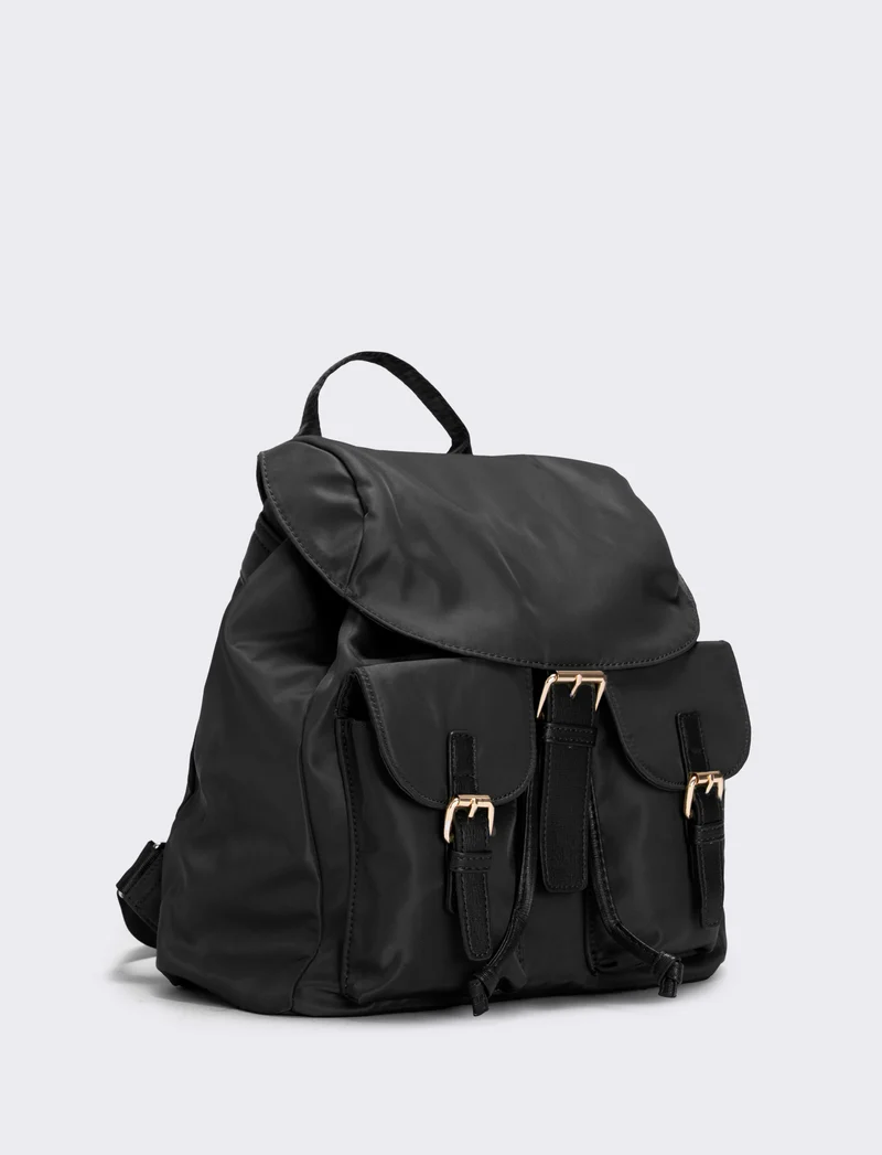 Zaino donna in nylon elegante e pratico - Nero