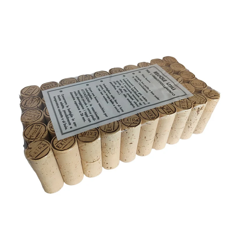 TAPPO SUGHERO 27x40 "MO" Conf 100 pz ETICHETTA SUPER EXTRA