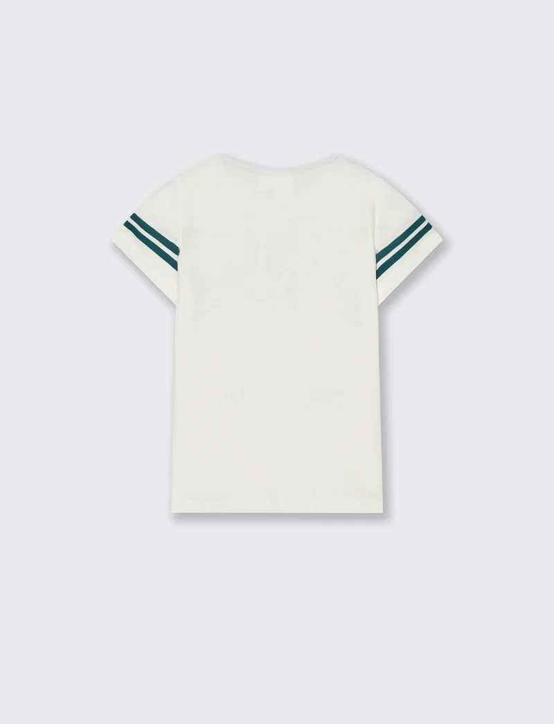 Maglietta Mickey Mouse stile tennis - Bianco