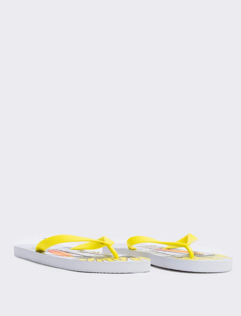 Infradito Surf Beach da uomo in pvc - Bianco