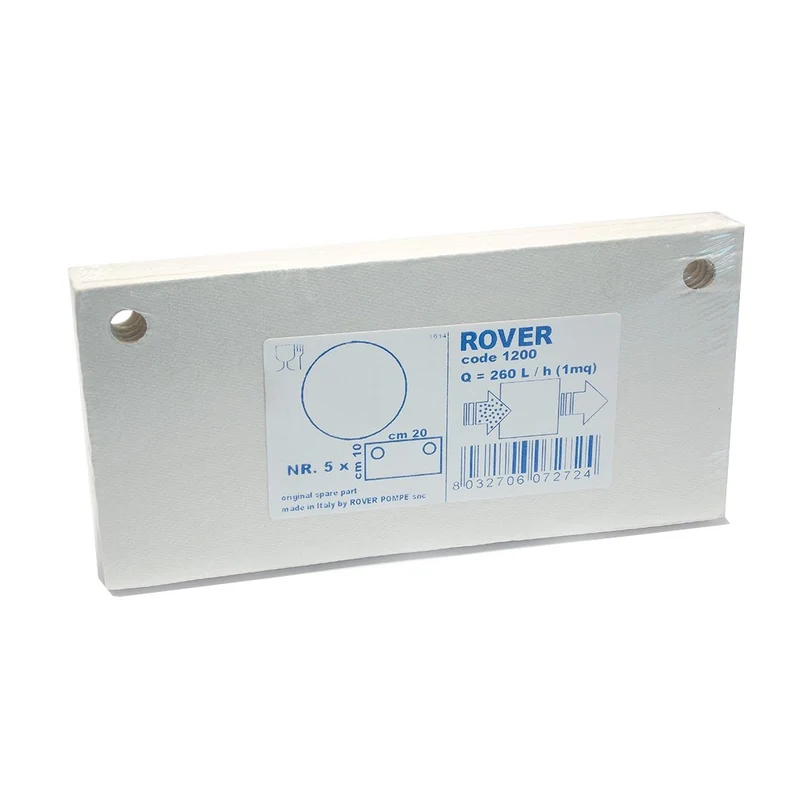 CARTONI FILTRANTI 20x10 ROVER 16 5pz