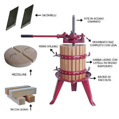 TORCHIO D. 25 G/LEGNO B/SMALTATO RAZIONALE MOD. PESANTE