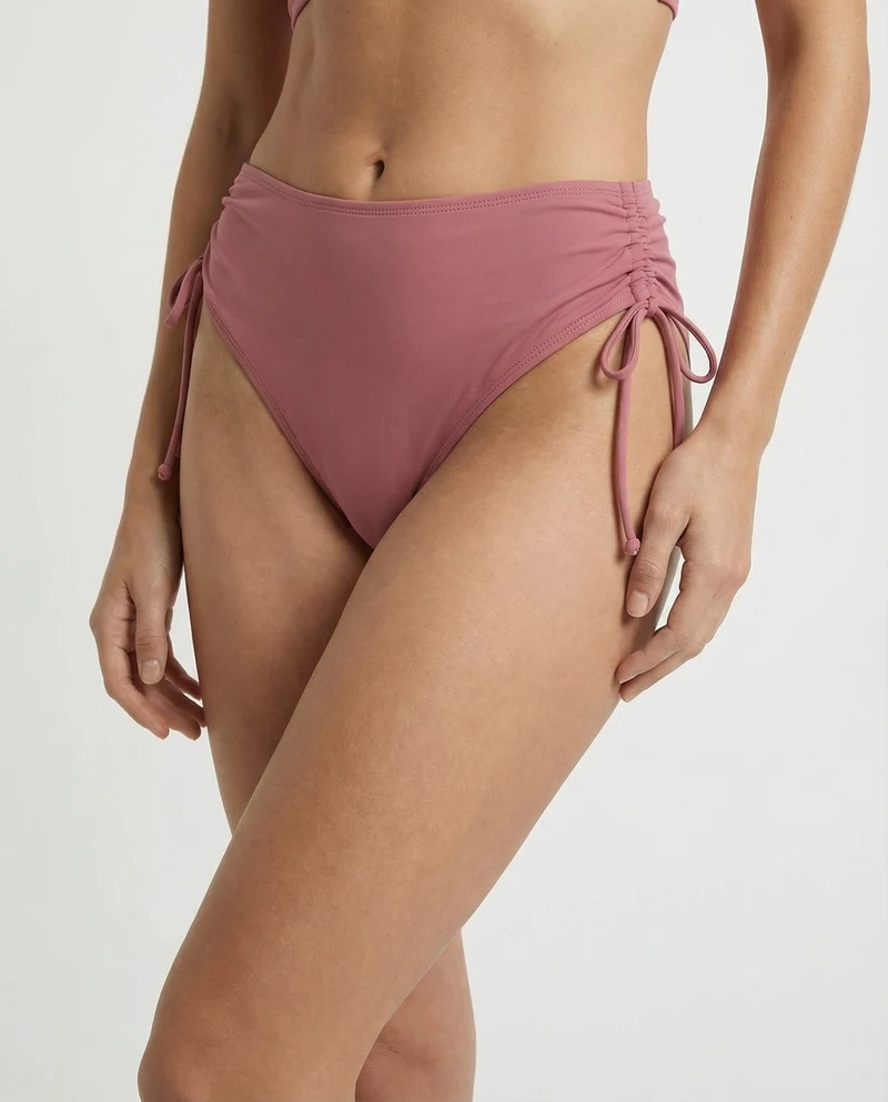 Slip mare regolabile con laccetti - Rosa
