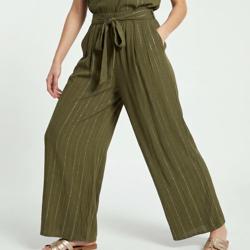 Pantalone Palazzo con Lurex e Fusciacca - Kaky 1
