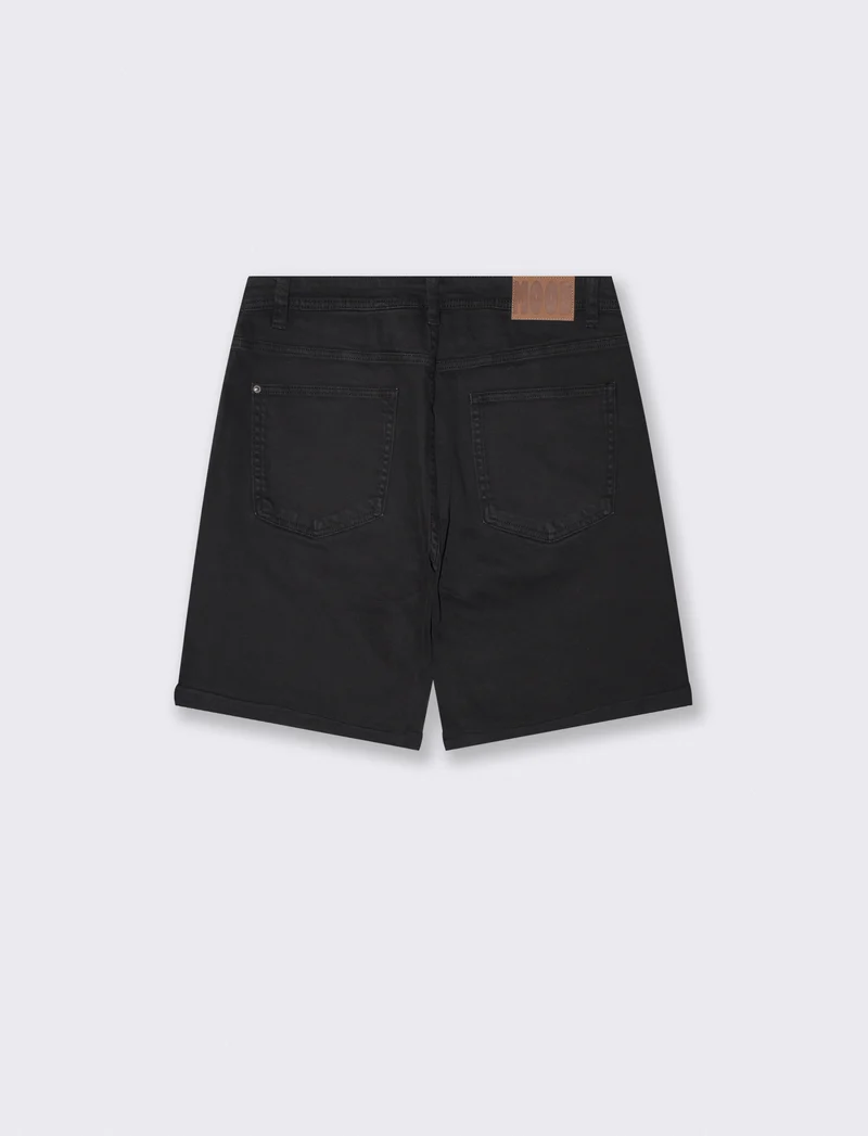 Bermuda Jeans Regular Fit in 5 Colori - Nero