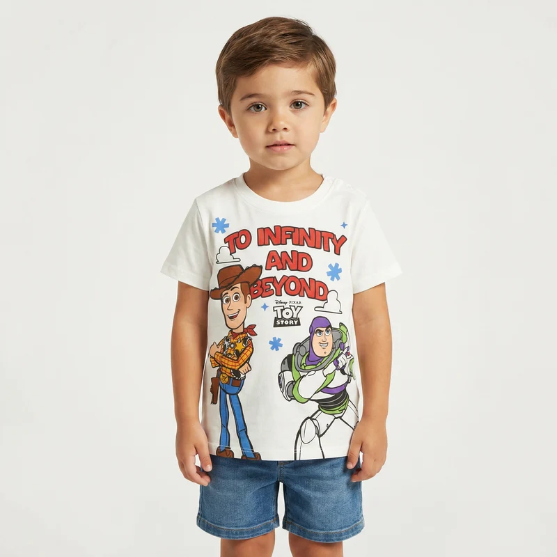Maglietta Toy Story casual e alla moda - Bianco
