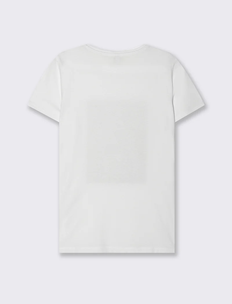 T-shirt mezza manica con stampe - var 1