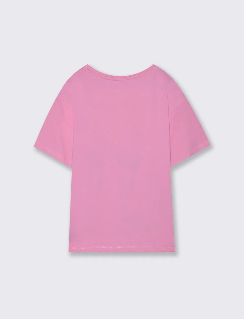 T-shirt Disney Minnie e Friends in cotone - Rosa