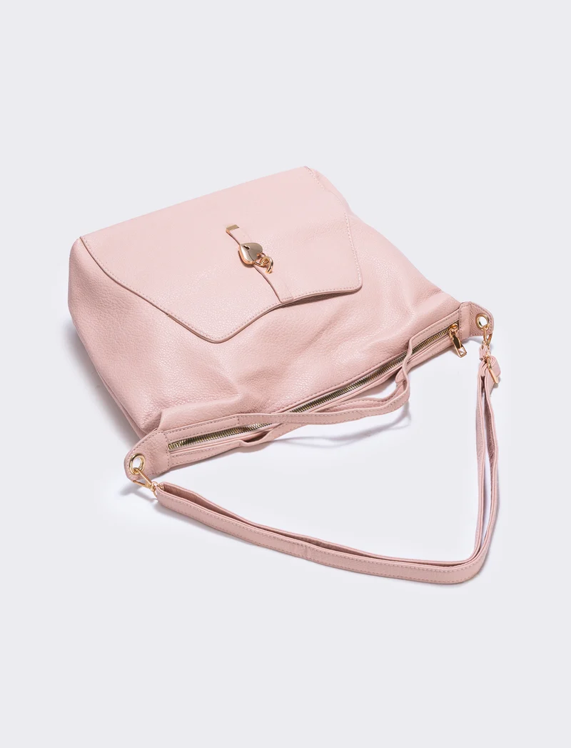 Borsa catenaccio a cuore - Rosa