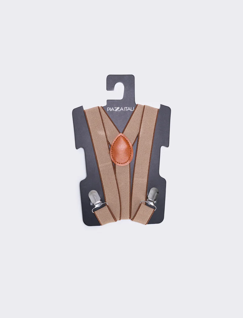 Bretelle eleganti per uomo - Beige