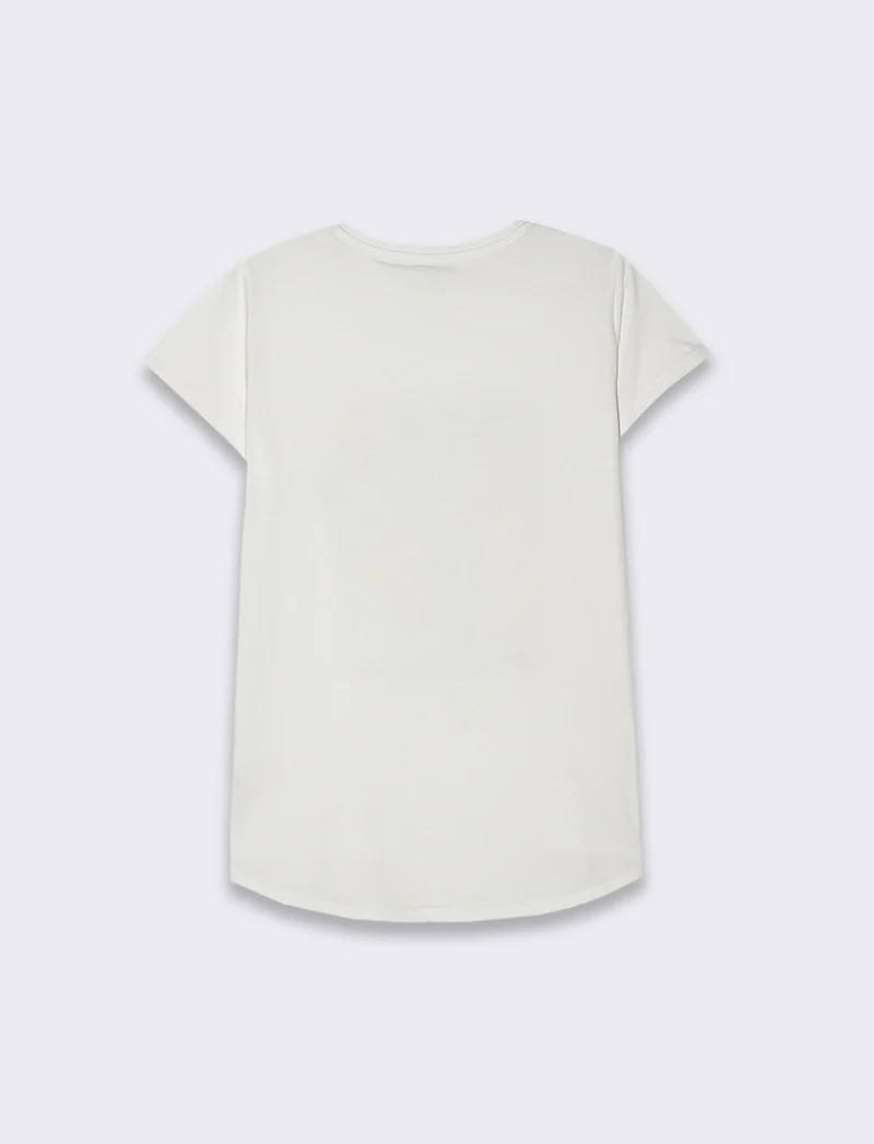 T-shirt floreale per donne eleganti - var 1