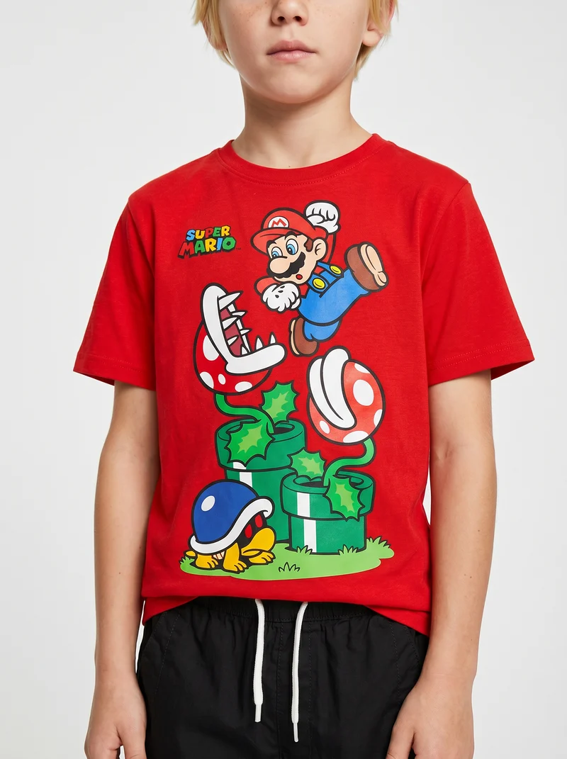 T-Shirt Super Mario - Rosso