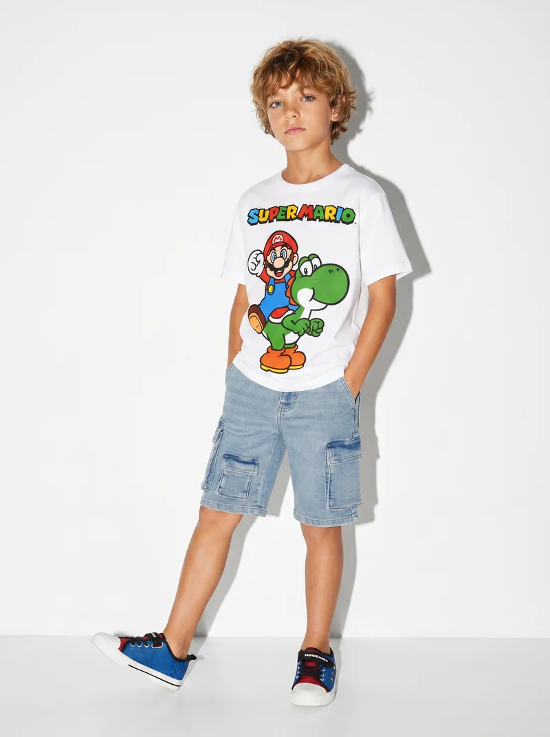 T-Shirt Super Mario - Bianco